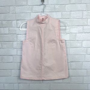 Winsome Pink Mockneck Tank Top